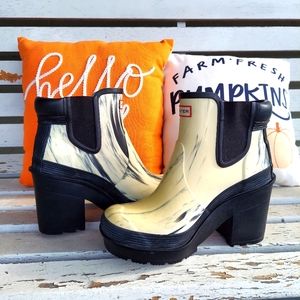 RARE! Hunter Heeled Ankle Boots